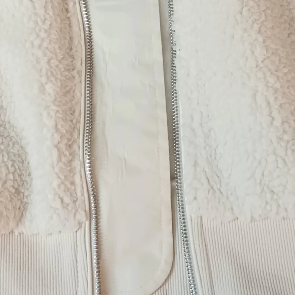 Calvin Klein Cream Teddy Fleece‎ Jacket M